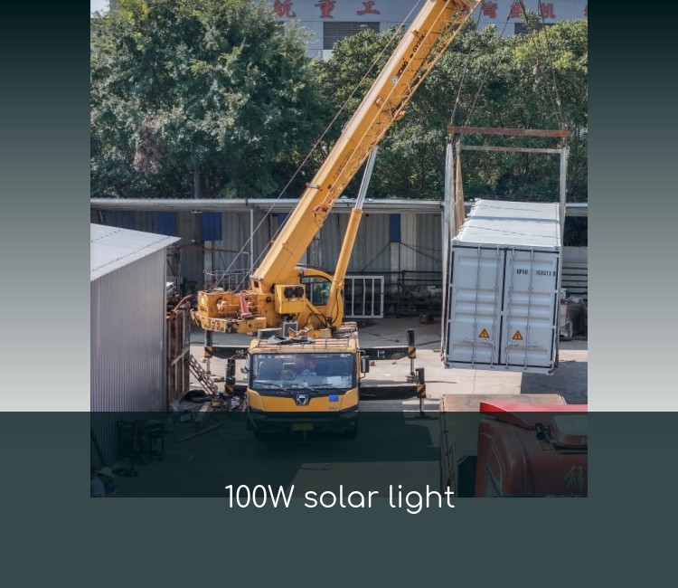100W solar light