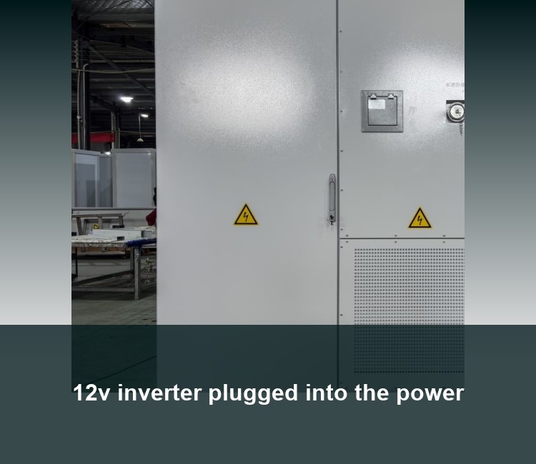 12v inverter plugged into the power