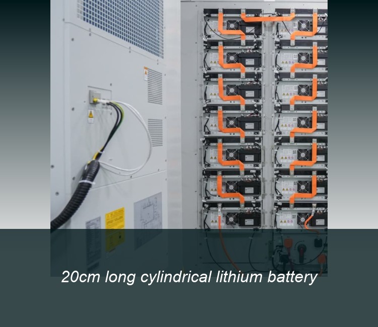 20cm long cylindrical lithium battery