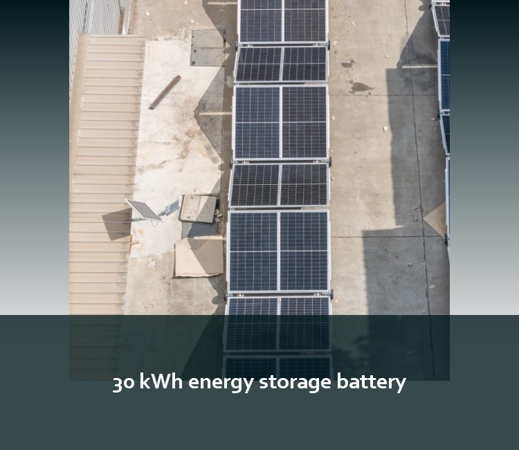 30 kWh energy storage battery