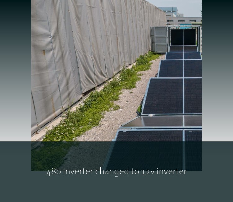 48b inverter changed to 12v inverter