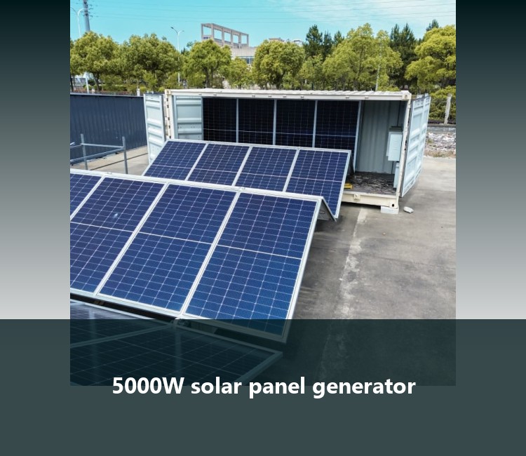 5000W solar panel generator