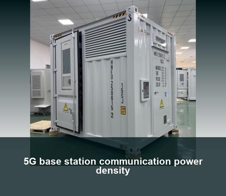 5G base station communication power density