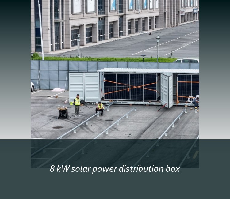 8 kW solar power distribution box