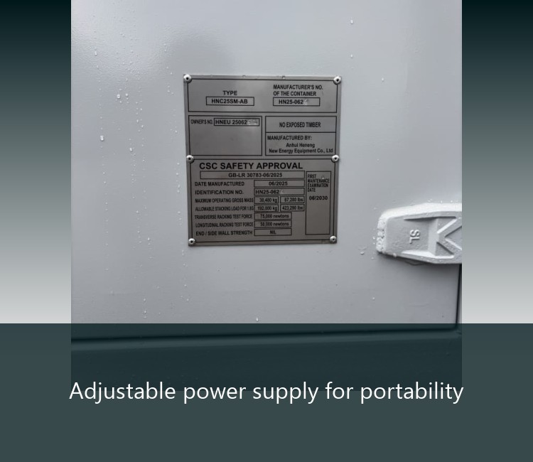 Adjustable power supply for portability