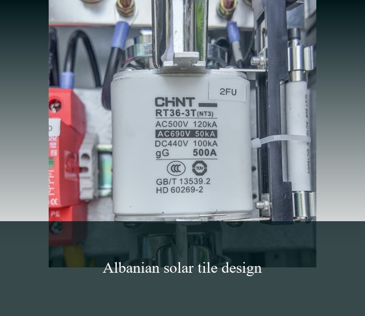 Albanian solar tile design