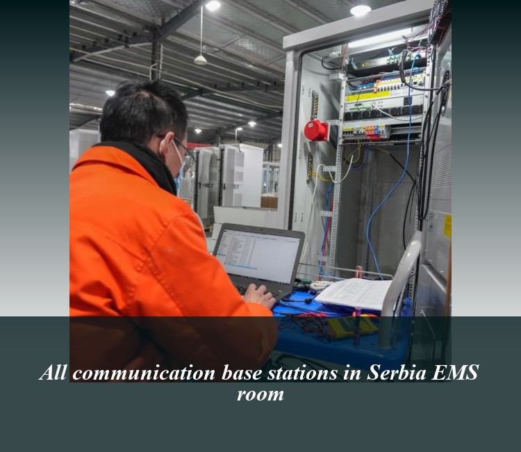 All communication base stations in Serbia EMS room