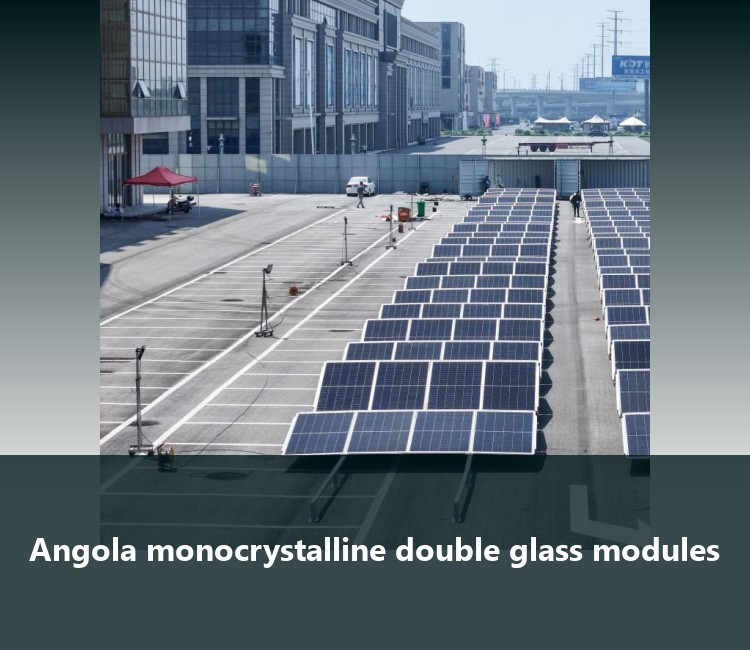 Angola monocrystalline double glass modules