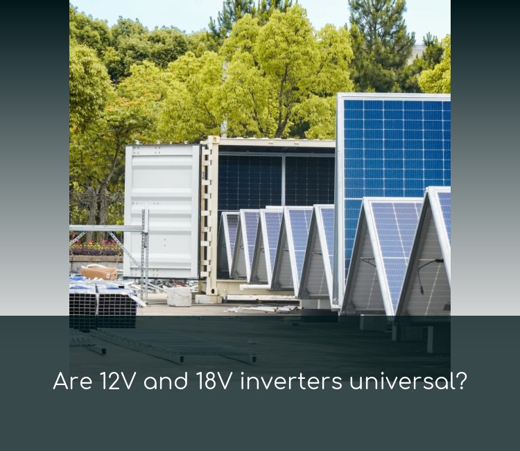 Are 12V and 18V inverters universal?