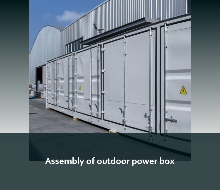 Assembly of outdoor power box