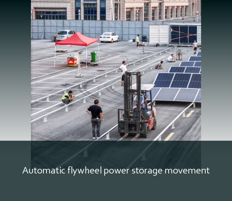 Automatic flywheel power storage movement