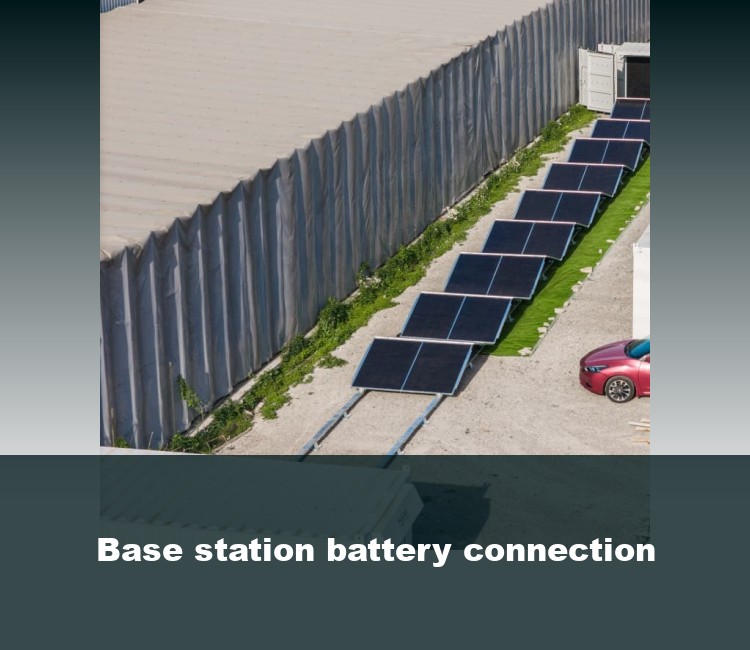 Base station battery connection