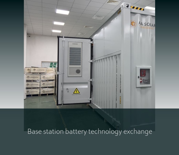 Base station battery technology exchange