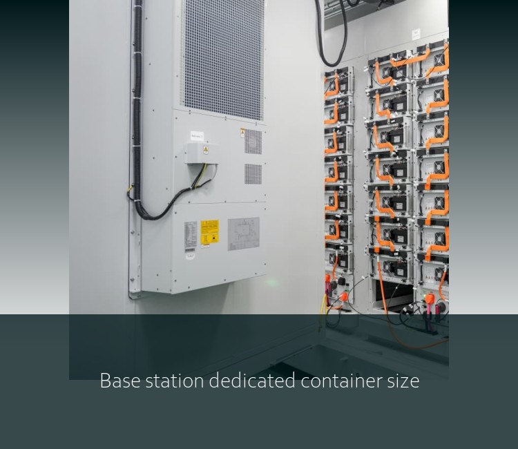 Base station dedicated container size