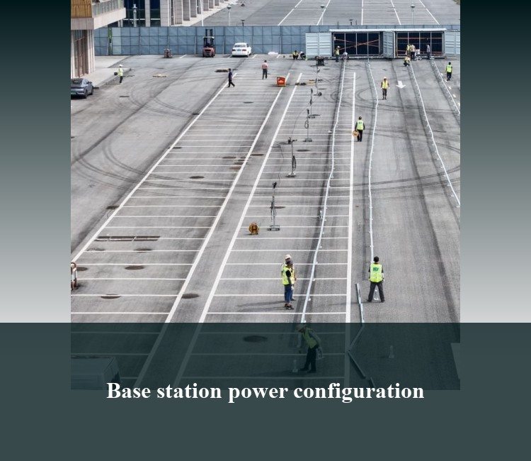 Base station power configuration