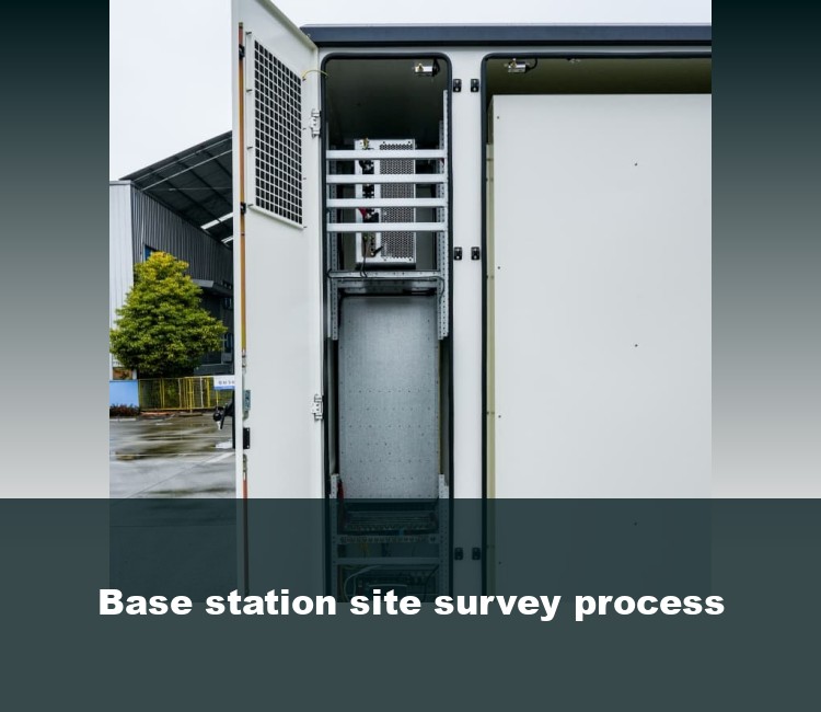 Base station site survey process