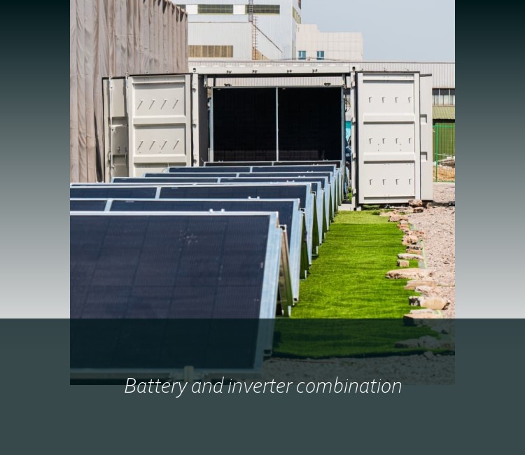 Battery and inverter combination