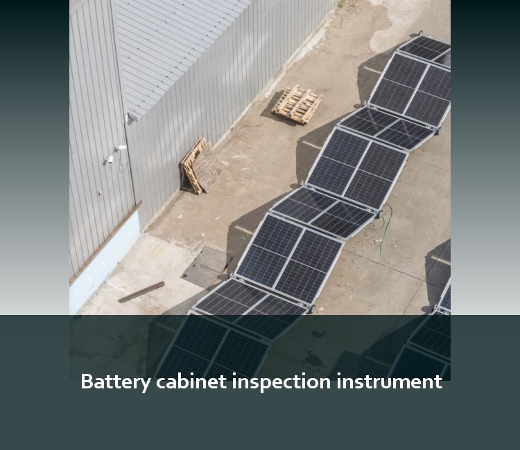 Battery cabinet inspection instrument