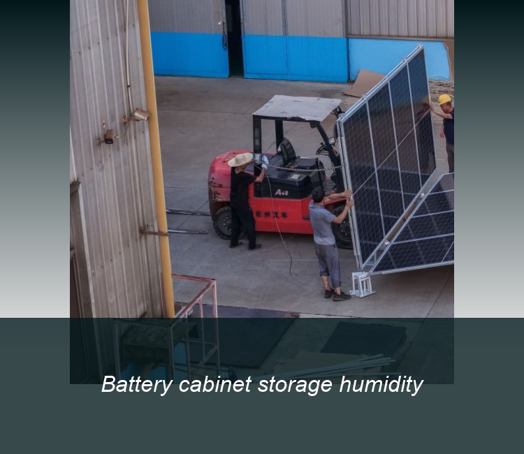 Battery cabinet storage humidity