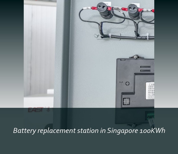 Battery replacement station in Singapore 100KWh