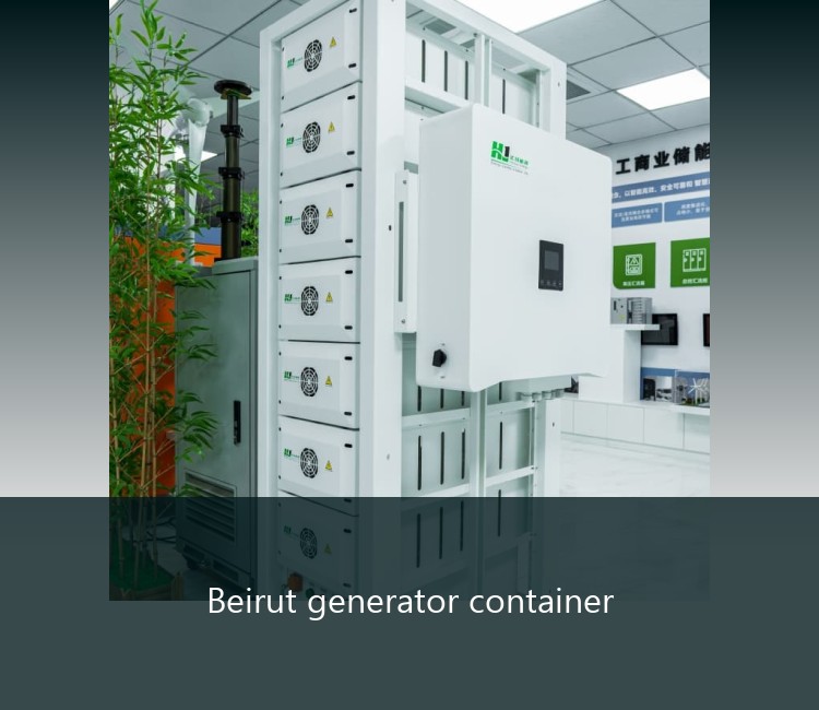 Beirut generator container