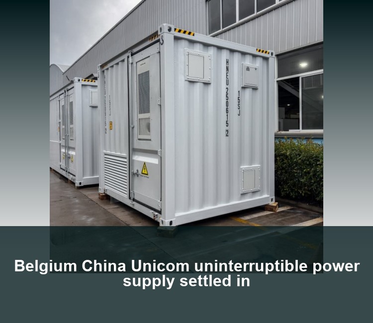 Belgium China Unicom uninterruptible power supply settled in
