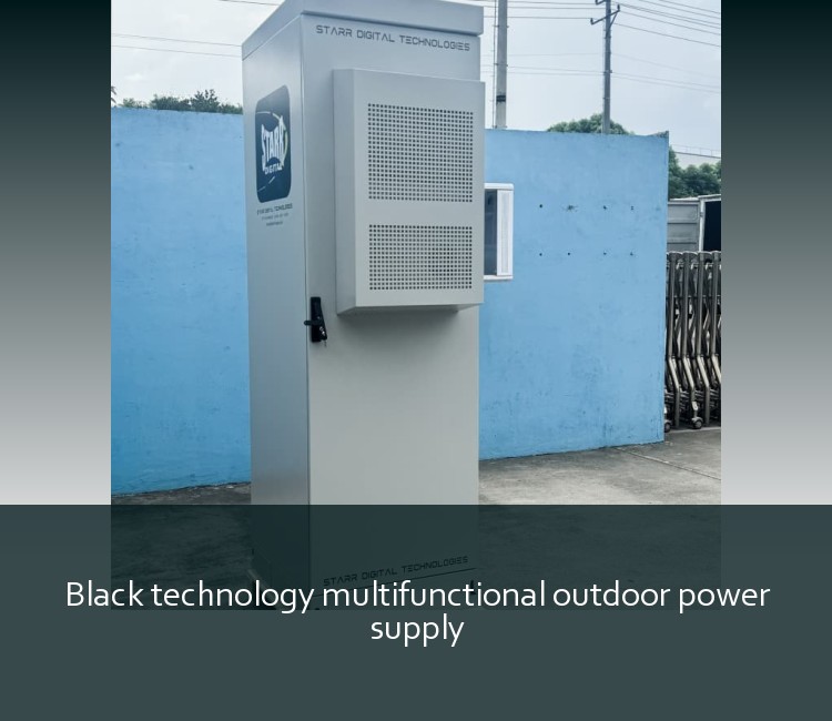 Black technology multifunctional outdoor power supply