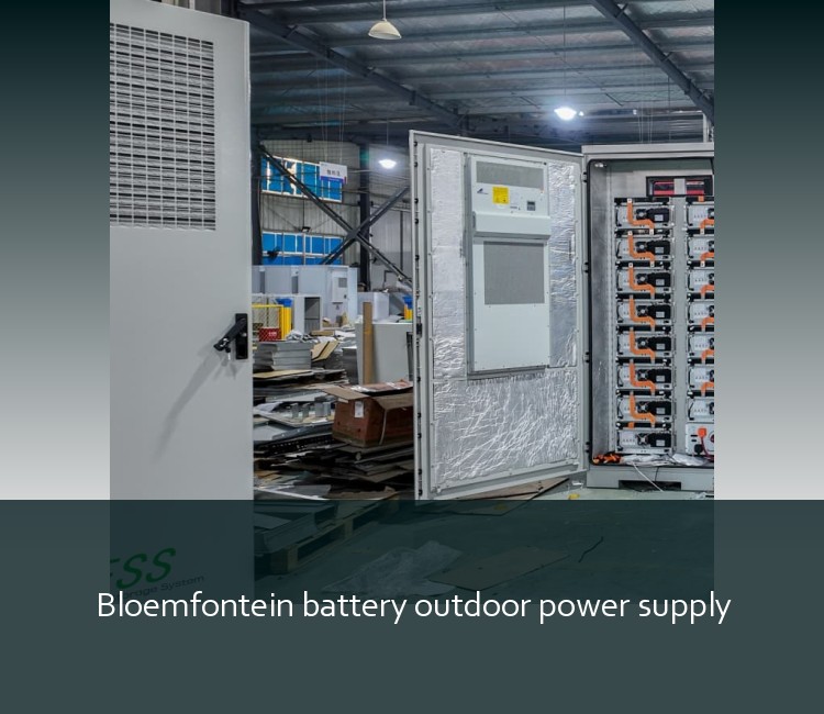 Bloemfontein battery outdoor power supply