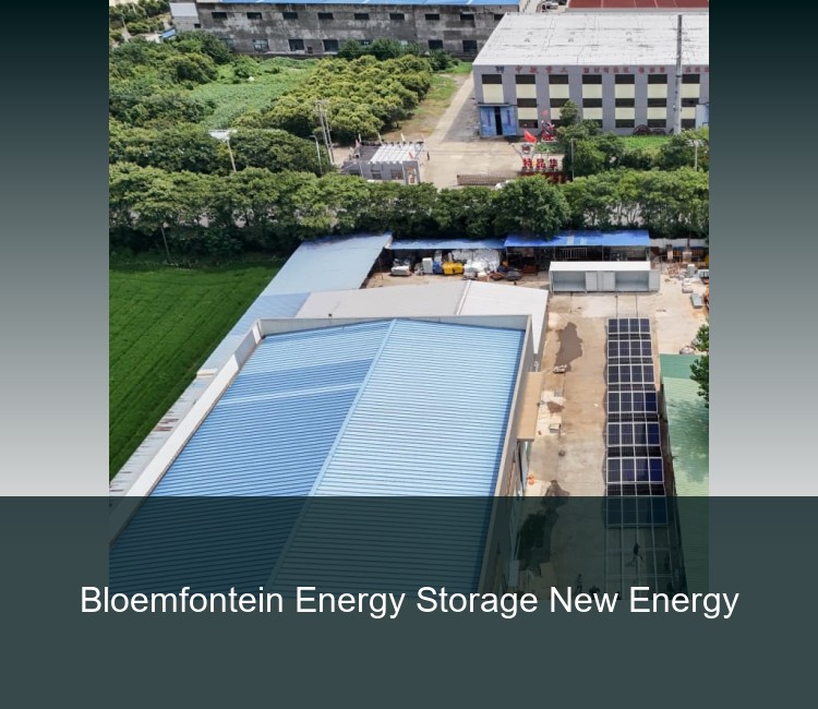 Bloemfontein Energy Storage New Energy