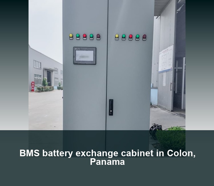 BMS battery exchange cabinet in Colon, Panama