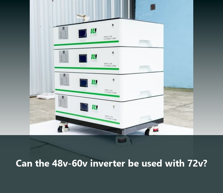 Can the 48v-60v inverter be used with 72v?