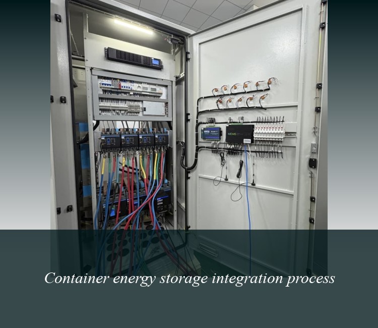 Container energy storage integration process