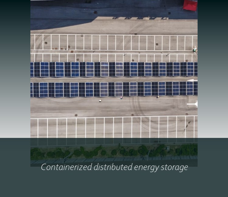 Containerized distributed energy storage