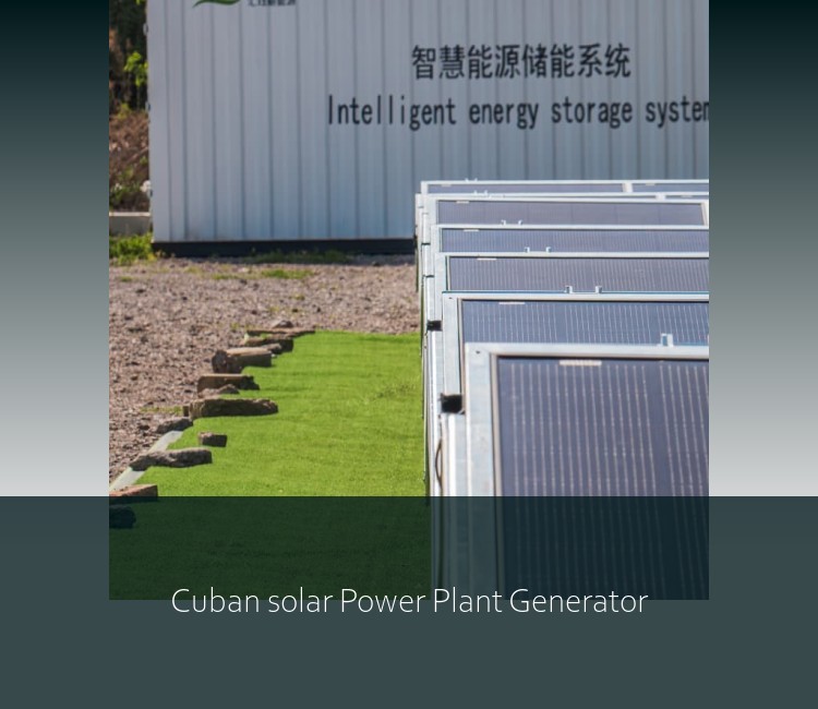 Cuban solar Power Plant Generator