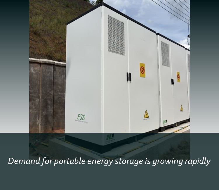 Demand for portable energy storage is growing rapidly