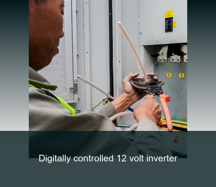 Digitally controlled 12 volt inverter