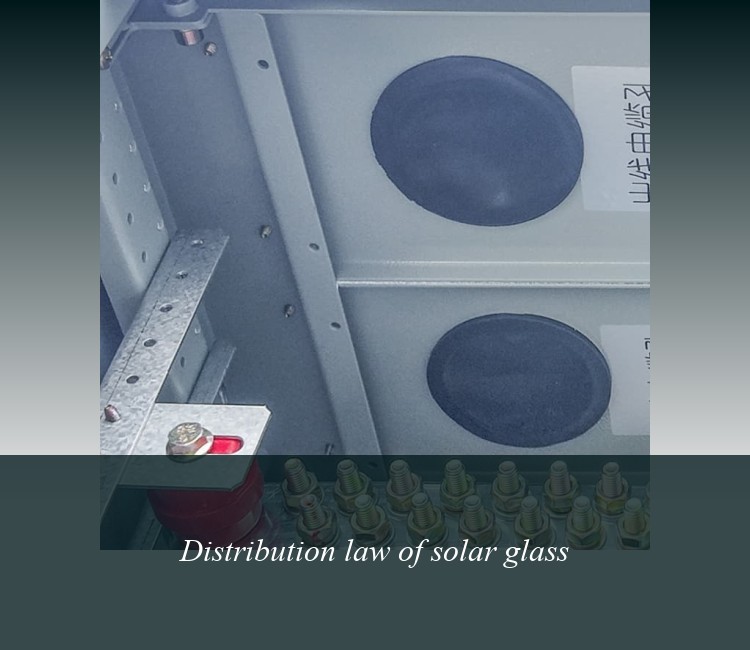 Distribution law of solar glass
