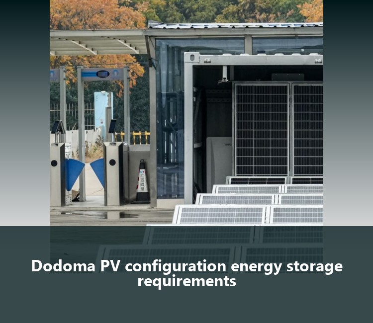 Dodoma PV configuration energy storage requirements