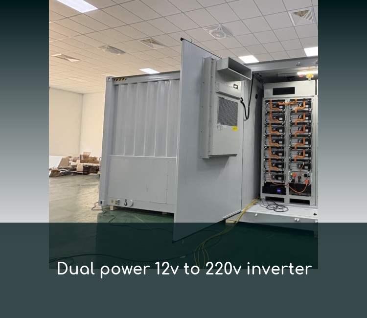 Dual power 12v to 220v inverter