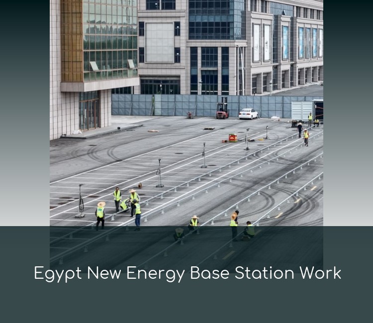 Egypt New Energy Base Station Work