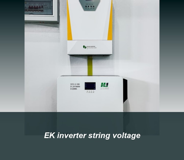 EK inverter string voltage