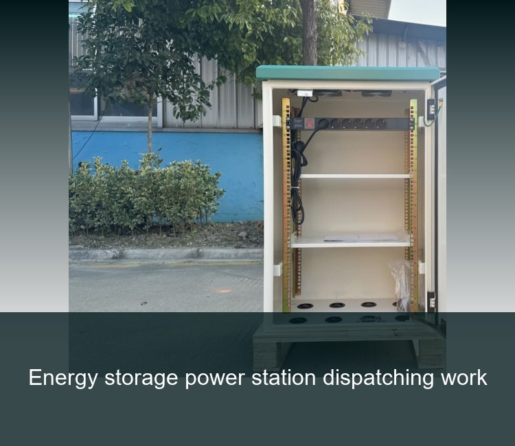 Energy storage power station dispatching work