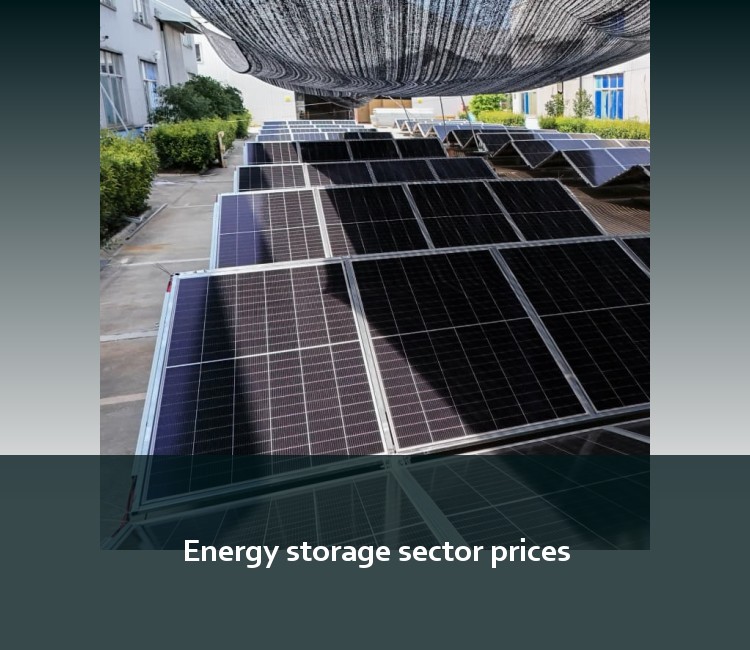 Energy storage sector prices