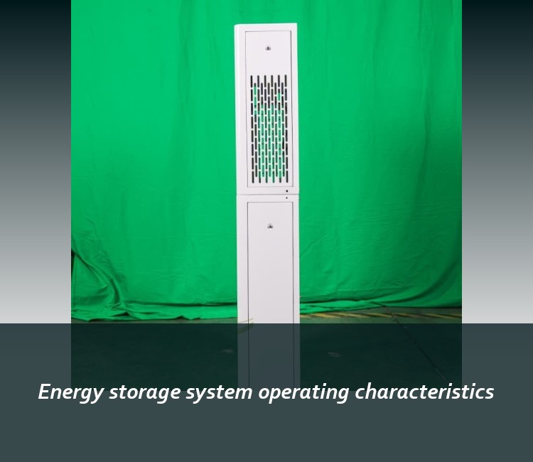 Energy storage system operating characteristics