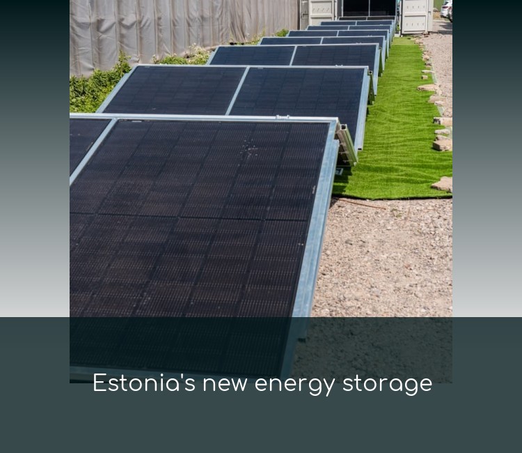 Estonia's new energy storage
