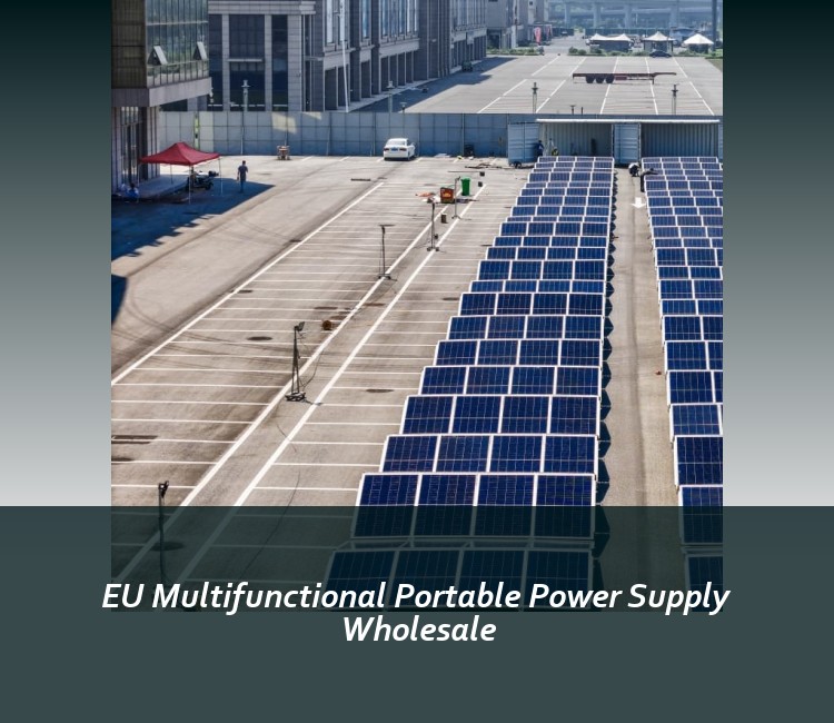 EU Multifunctional Portable Power Supply Wholesale