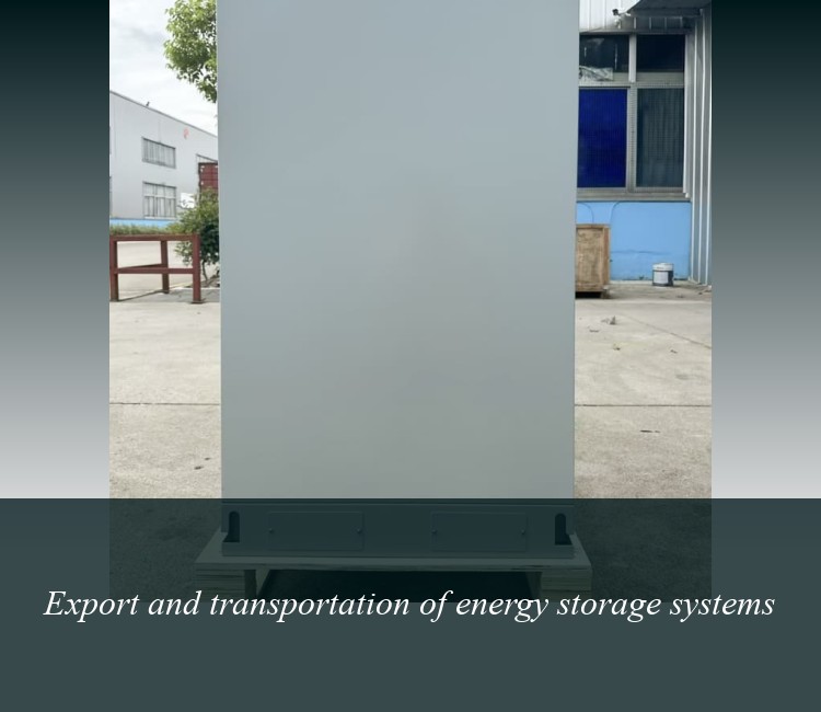 Export and transportation of energy storage systems