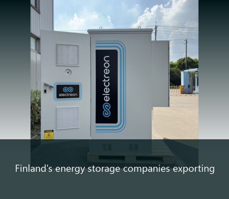 Finland's energy storage companies exporting