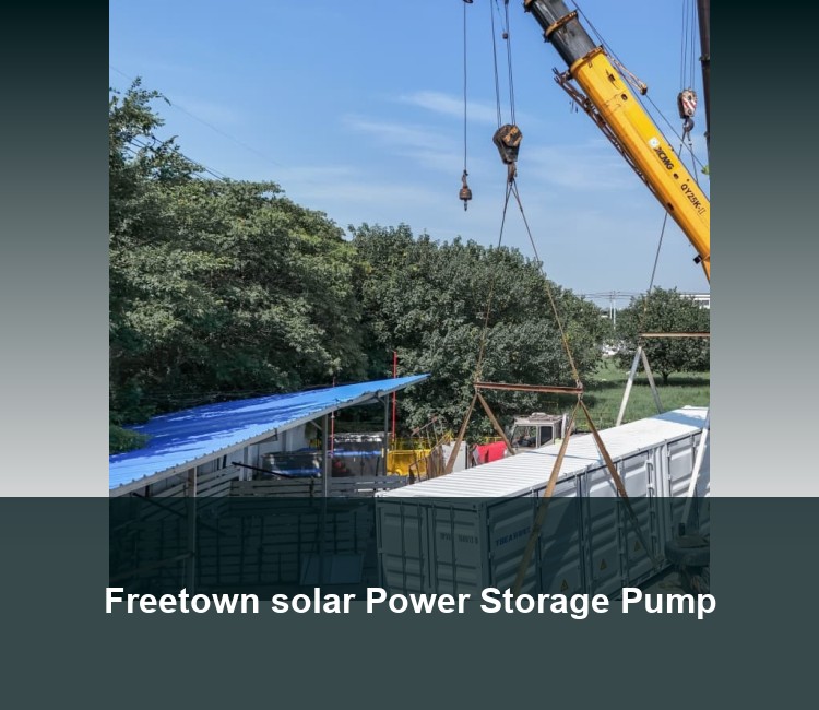 Freetown solar Power Storage Pump
