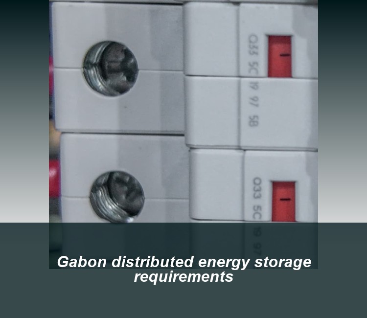 Gabon distributed energy storage requirements